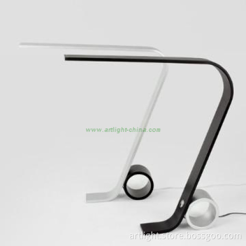 Fashionable 8W side-glow Table Lamp with a Artistic Circle